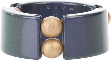 Marni Metallic Bracelet in Blue - Lyst
