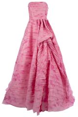 Oscar de la Renta Strapless Gown