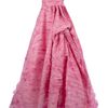 Oscar De La Renta Strapless Gown in Pink - Lyst