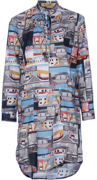  Printed Cotton Dress 