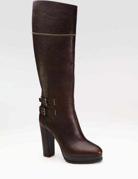 ralph lauren womens leather boots