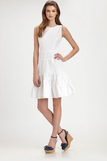 RED Valentino Sleeveless Cotton Dress - Lyst