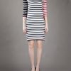 Sonia By Sonia Rykiel Striped Cotton Dress in Beige (cream) - Lyst