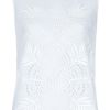 Stella Mccartney Lace Detail Blouse in White - Lyst