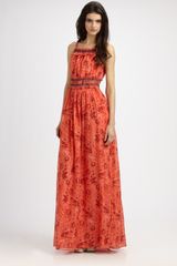 Theory Flishana Printed Maxi Dress