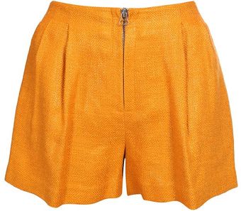  Pleated Tweed Shorts 