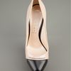 Casadei Two Tone Pump in Black (nude) - Lyst