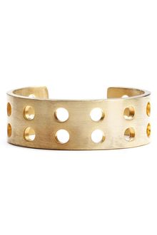 Kelly Wearstler Double Row Perforated Cuff - Lyst