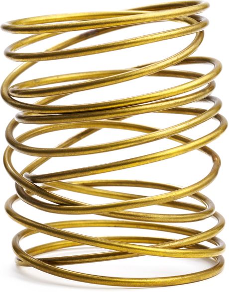 Kelly Wearstler Twisted Brass Bracelet in Brown (brass) - Lyst