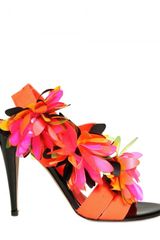 Blumarine 110mm Flower On Spandex Sandals