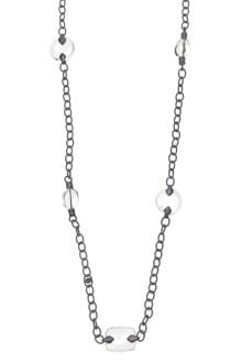 Bottega Veneta Crystal Rock Necklace - Lyst