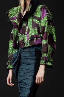 Burberry Prorsum Cropped Crochet Parka - Lyst