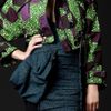 Burberry Prorsum Cropped Crochet Parka in Green (emerald) - Lyst
