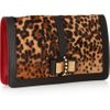Christian Louboutin Sweet Charity Calf Hair And Leather Clutch in Animal (leopard) - Lyst
