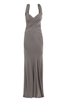 Donna Karan New York Stretch Luster Jersey Dress - Lyst