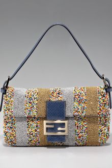 Fendi Beaded Multicolor Baguette - Lyst