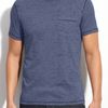 John Varvatos Burnout Trim Fit Tshirt in Blue for Men (denim heather) - Lyst