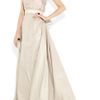 Lanvin Taffeta and Silk Gown in Pink (blush) - Lyst