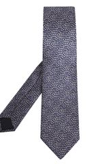 Lanvin Silver and Navy Tie