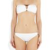 Michael Kors Triangleembellished Bandeau Bikini in White - Lyst