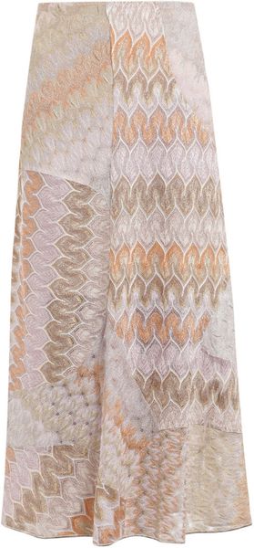  Nadia Lurex Patchwork Skirt 