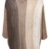 Topshop Stripe Cable Knit Top  in Beige - Lyst