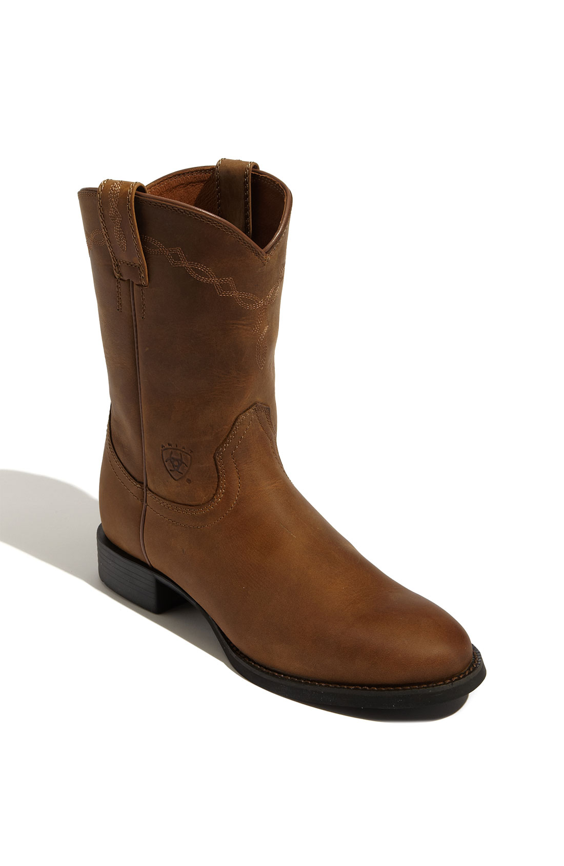 Ariat 'Heritage Roper' Boot In Brown For Men (distressed Brown) | Lyst