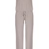 Azzaro Lucilia Crepe Jumpsuit in Brown (taupe) - Lyst