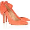 Carven Suede Slingbacks in Orange - Lyst