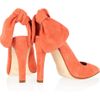 Carven Suede Slingbacks in Orange - Lyst