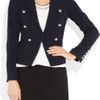 Elizabeth And James Sue Stretch Wooltwill Jacket in Black (navy) - Lyst