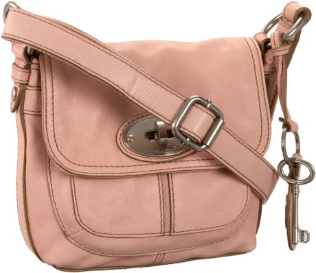 Fossil Maddox Twistlock Cross Body in Pink - Lyst