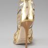 Jimmy Choo Mixedmetallic Strappy Sandal in Gold (multi) - Lyst