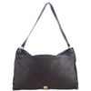Kooba Black Leather Zip Front Halle Slouchy Shoulder Bag in Black - Lyst