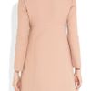 Miu Miu Doublebreasted Cottongabardine Coat in Pink (blush) - Lyst