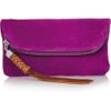 Ralph Lauren Collection Tasseled Suede Clutch in Purple (magenta) - Lyst