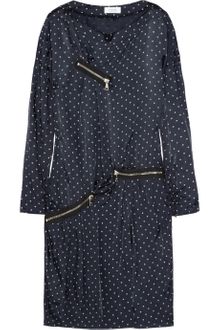 Sonia By Sonia Rykiel Polka-dot twill dress - Lyst