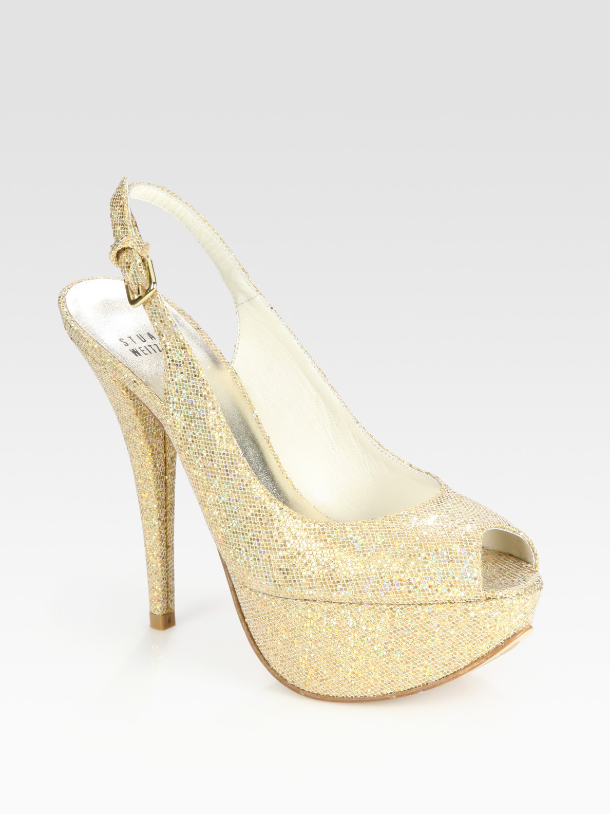 stuart weitzman leather heels