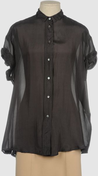 Jucca Short Sleeve Shirt in Gray (steel) - Lyst