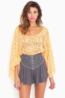 Nasty Gal Asteria Crochet Shorts - Lyst