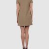Jucca Short Dress in Beige (khaki) - Lyst