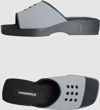 Lagerfeld Clog Sandals - Lyst