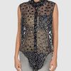 Balenciaga Sleeveless Shirts in Black (blue) - Lyst