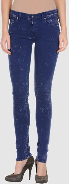 Citizens Of Humanity Denim Trousers in Blue - Lyst