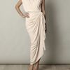 Lanvin Techno Jersey Dress in Beige (grey) - Lyst