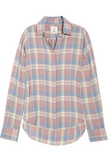 MiH Jeans Plaid Brushed-cotton Shirt - Lyst