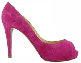  100mm Very Prive Suede Open Toe Pumps 