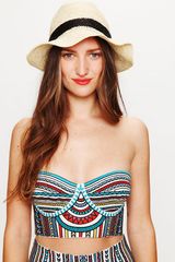 Free People Embroidered Bustier Top