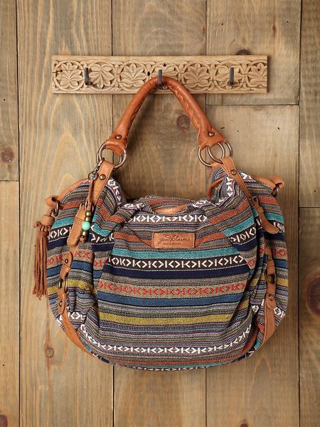 Free People Jacquard Apache Tote in Multicolor (multi) - Lyst