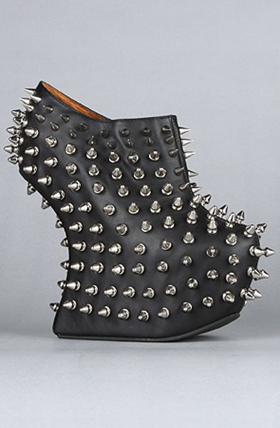 Jeffrey Campbell The Shadow Stud Bootie in Black in Black - Lyst